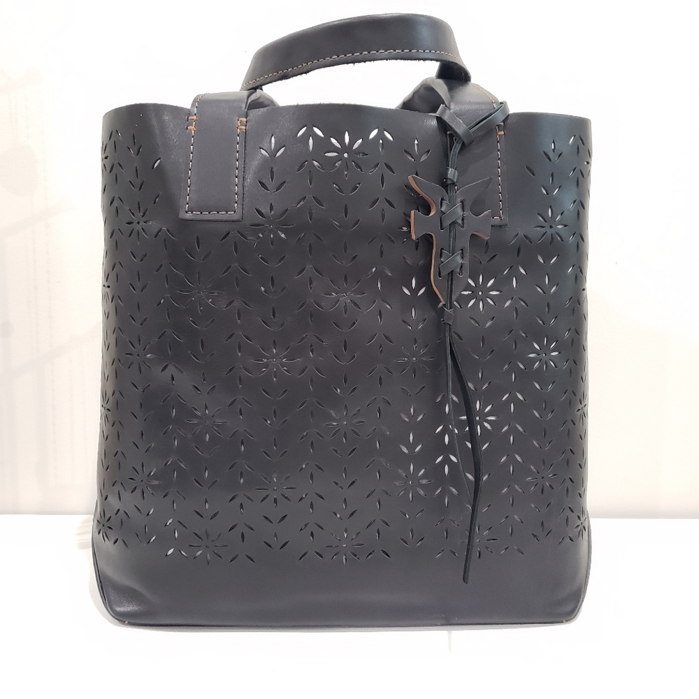 Frye Carson Perforated Leather Tote